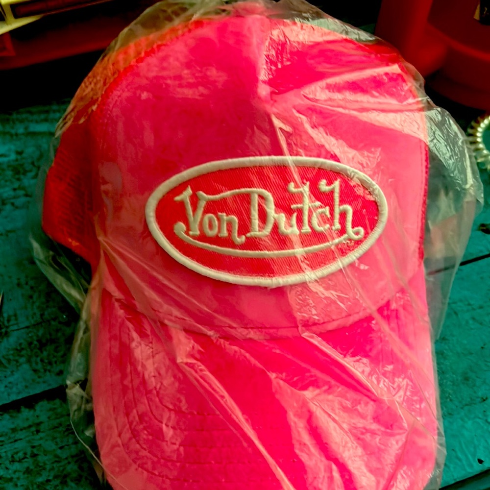 Von Dutch Hot Pink Trucker